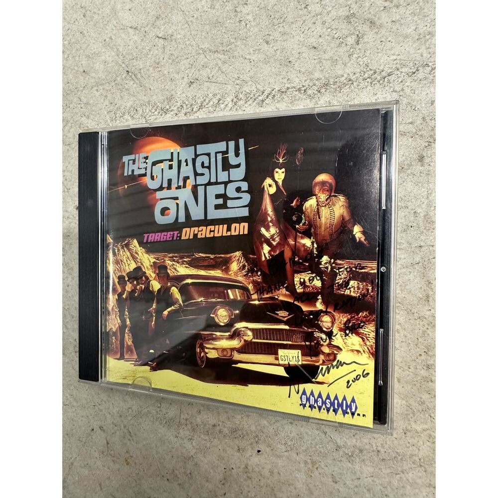 The Ghastly Ones Target : DRACULON CD‎ SIGNED Carlos Cabrera collection